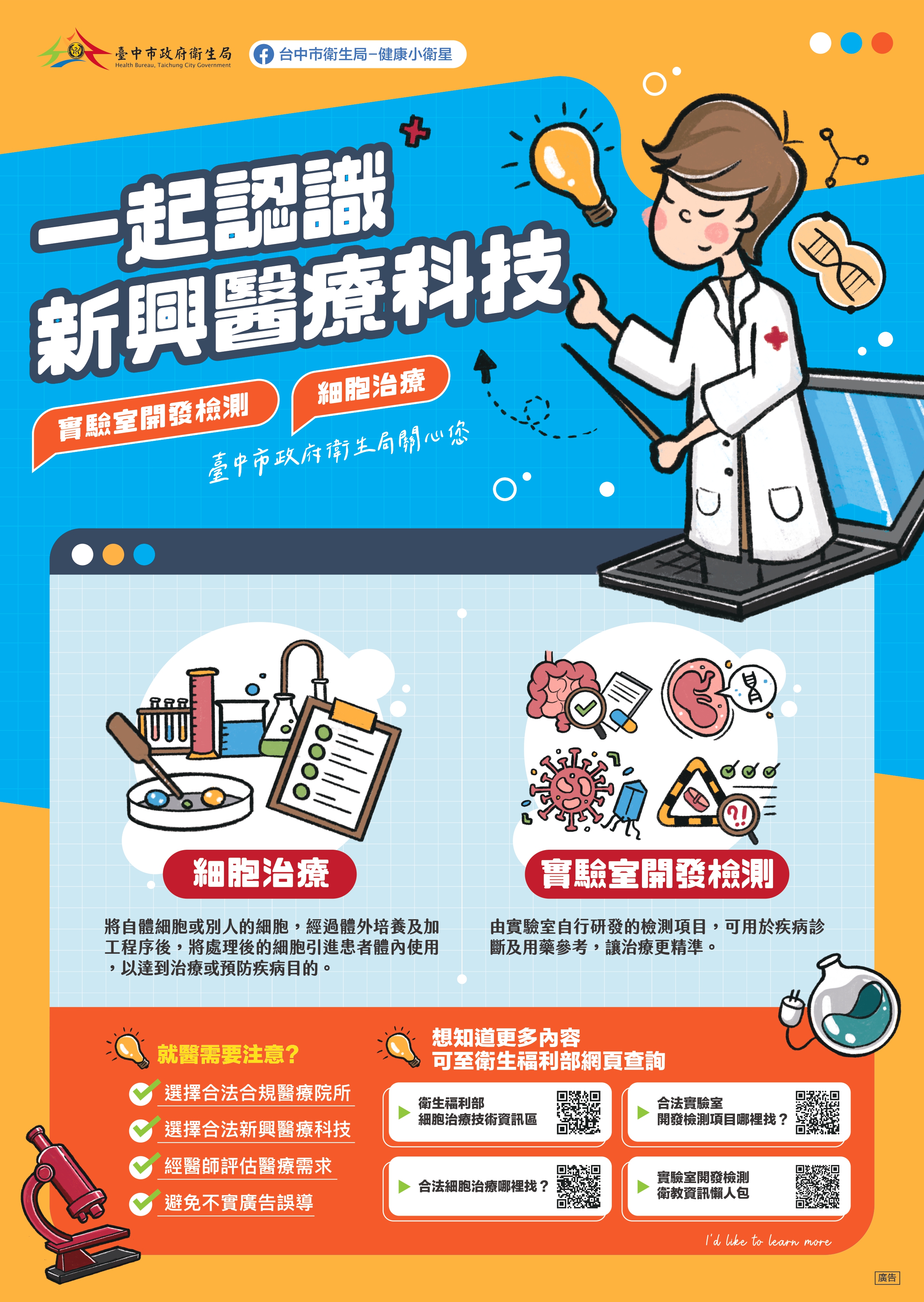 「政策宣導」認識新興醫療科技